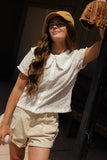 Saltwater Ruffle Blouse