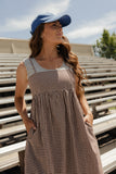 Apple Picking Gingham Dress