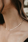 Jade Herringbone Necklace