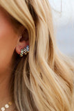 Black & White Checkered Hoops