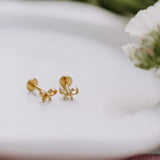 Bow Flat Back Studs