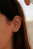 AZ Turquoise Hoops