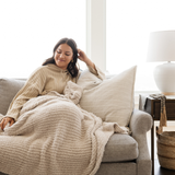 RIBBED BAMBONI® THROW BLANKETS