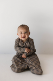 Faded Brown Checkerboard | Bamboo Sleep Sack