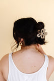 Cutout Flower Claw Clip