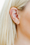 Huggie Charm Earrings - Nola 8mm