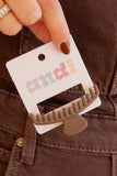 Thin Hair French Twist Claw Clip