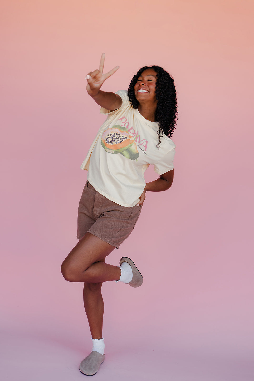 Sun Kissed Papaya Tee