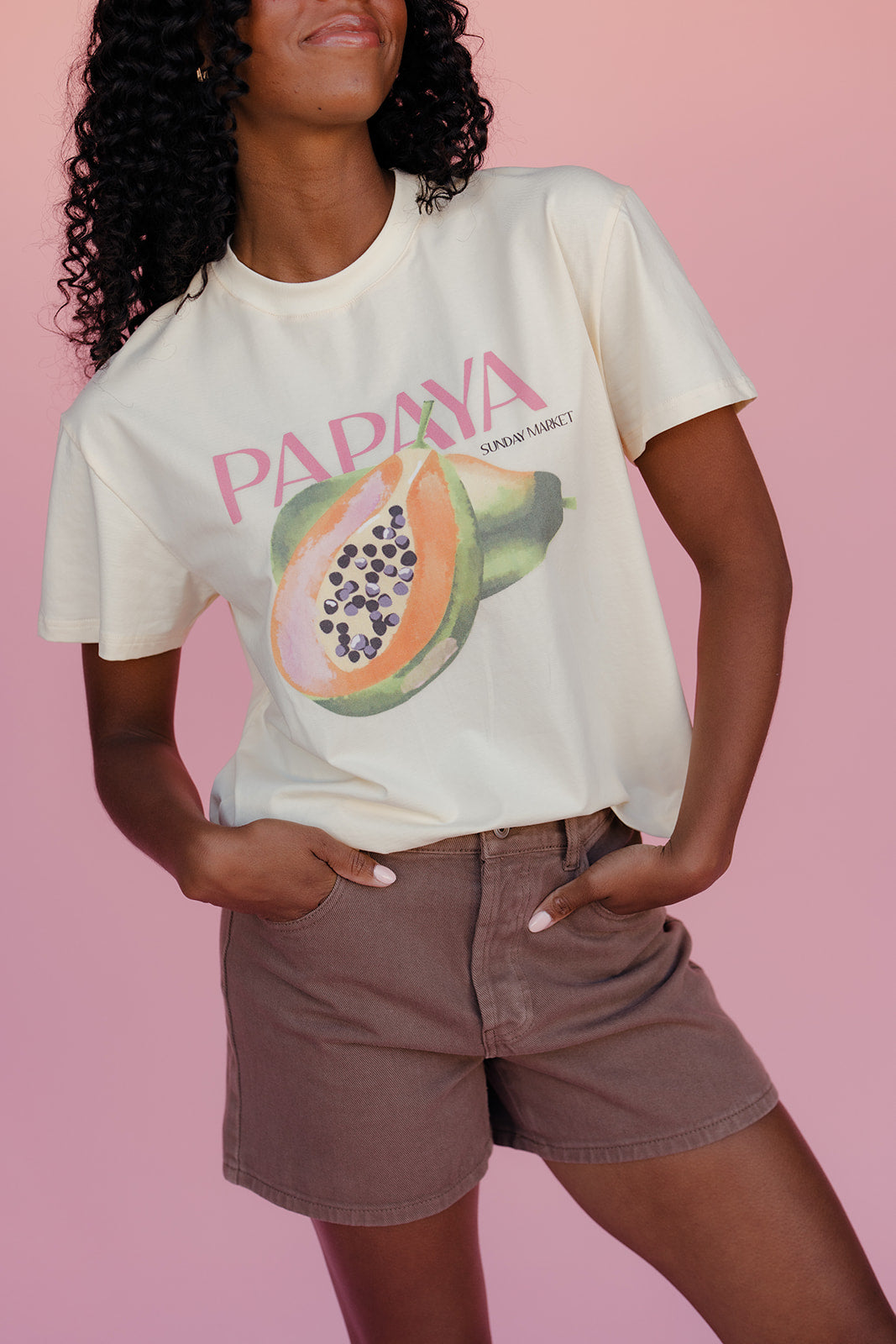 Sun Kissed Papaya Tee