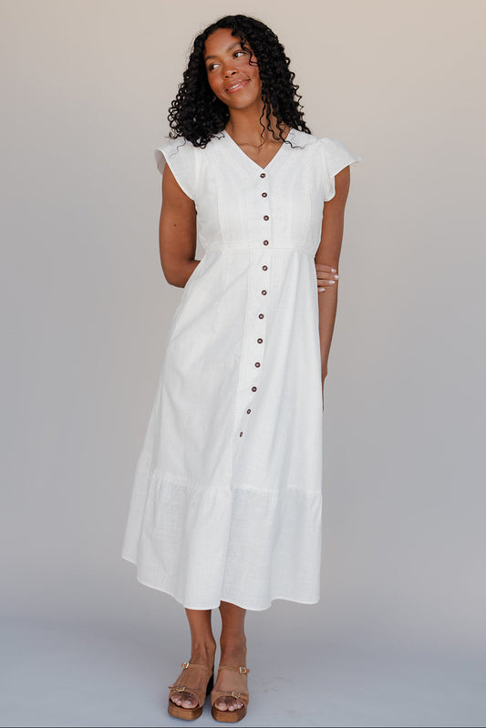 The Margaux Button Dress