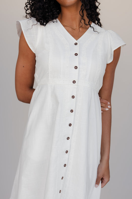 The Margaux Button Dress