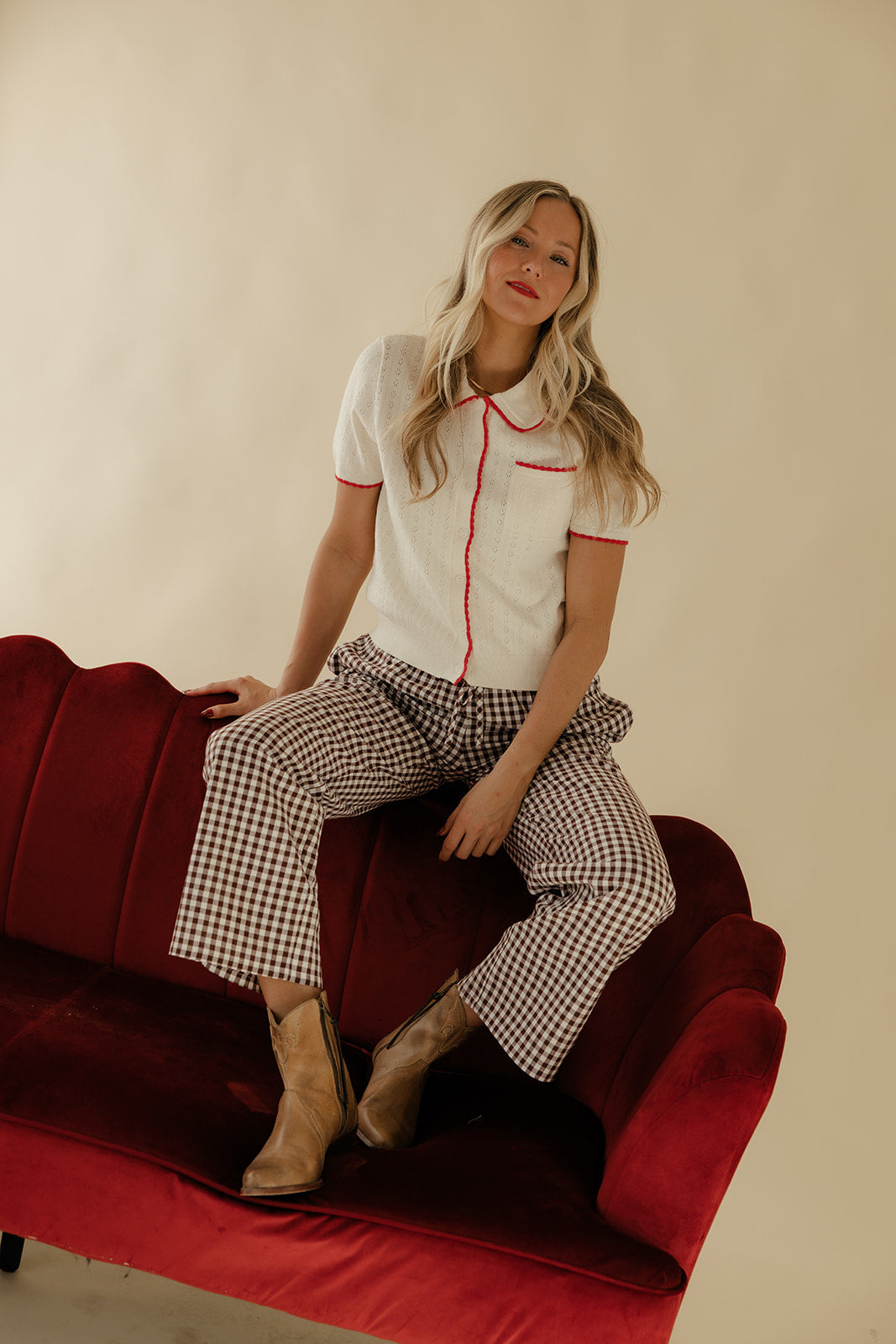 Central Park Gingham Pants