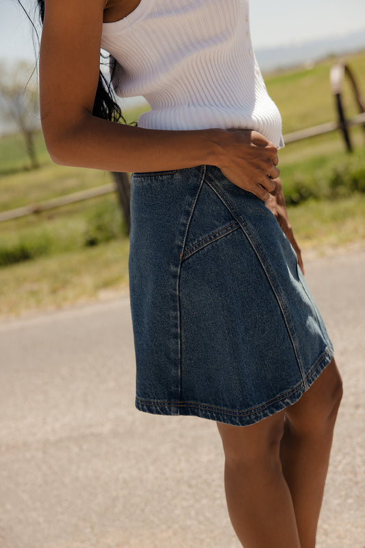 Sundown Denim Skirt