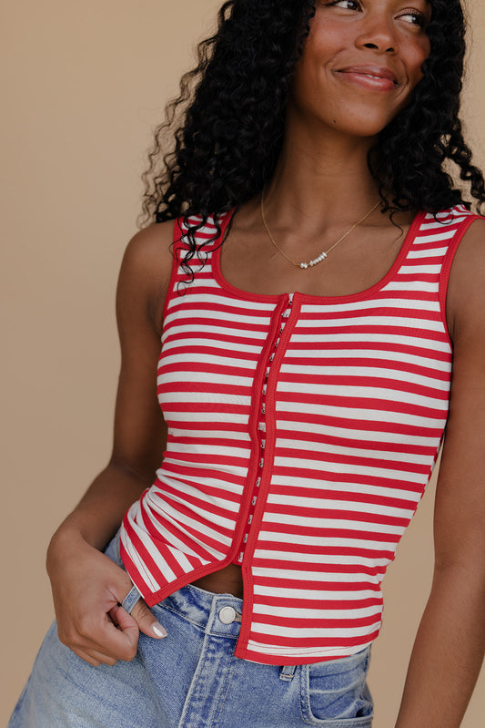 Summer Sweet Stripe Tank