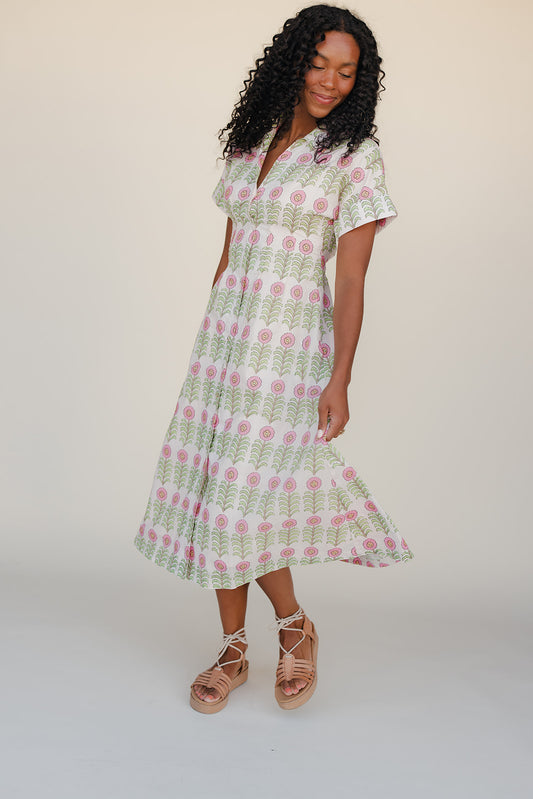Pretty In Petals Midi Dress