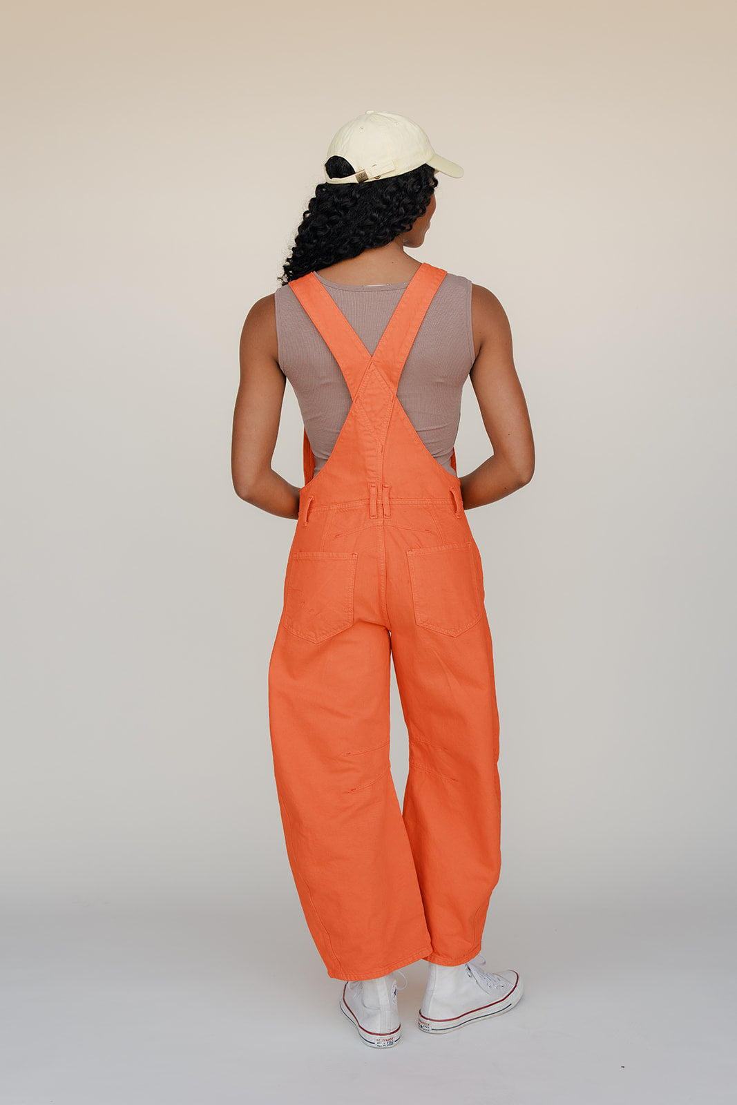 Free People Good Luck Barrel Overalls