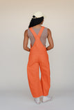 Free People Good Luck Barrel Overalls