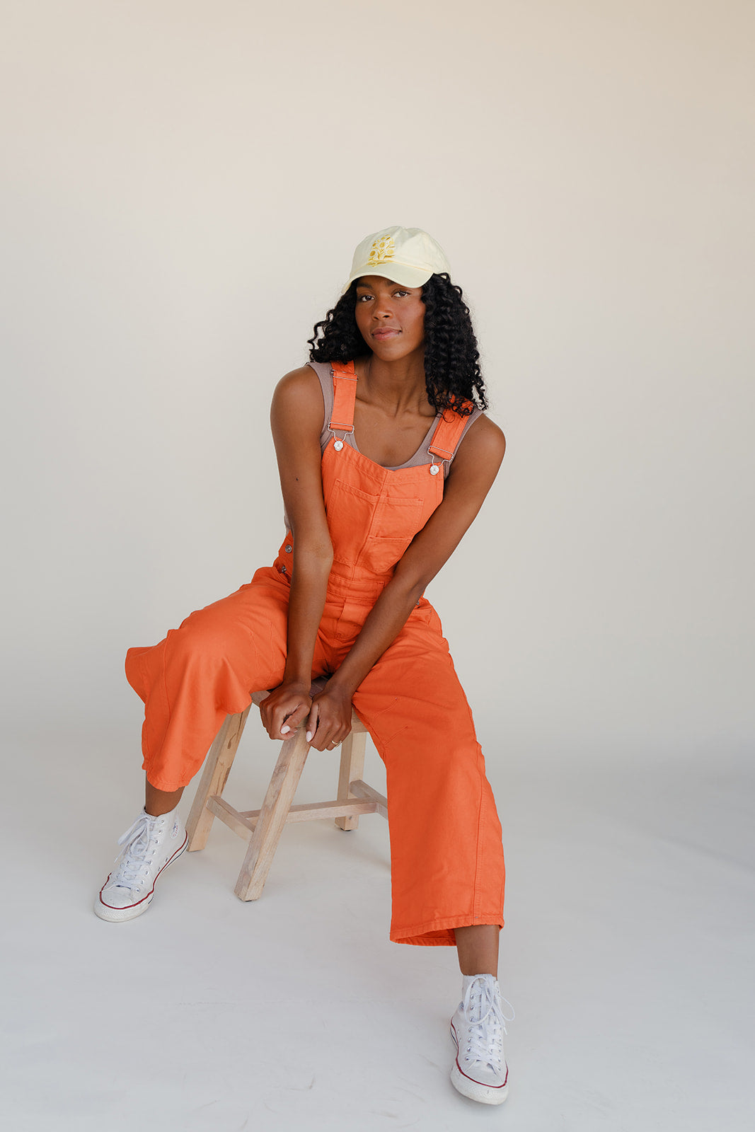 Free People Good Luck Barrel Overalls