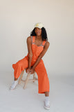 Free People Good Luck Barrel Overalls