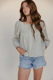 Morning Mist Detail Blouse