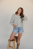 Morning Mist Detail Blouse