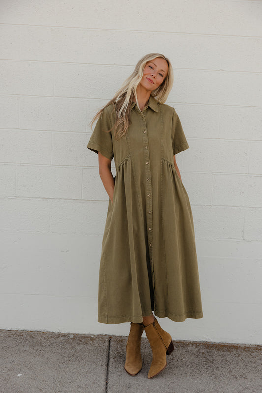 The Grove Collared Dress