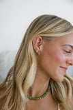 Gold Textured Hoops