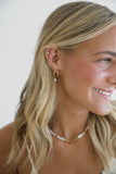 Gold Textured Hoops