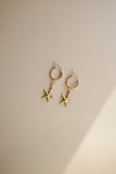 Gold Starfish Earring Charms