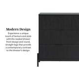 Paris Modern Scandinavian Reeded Dresser