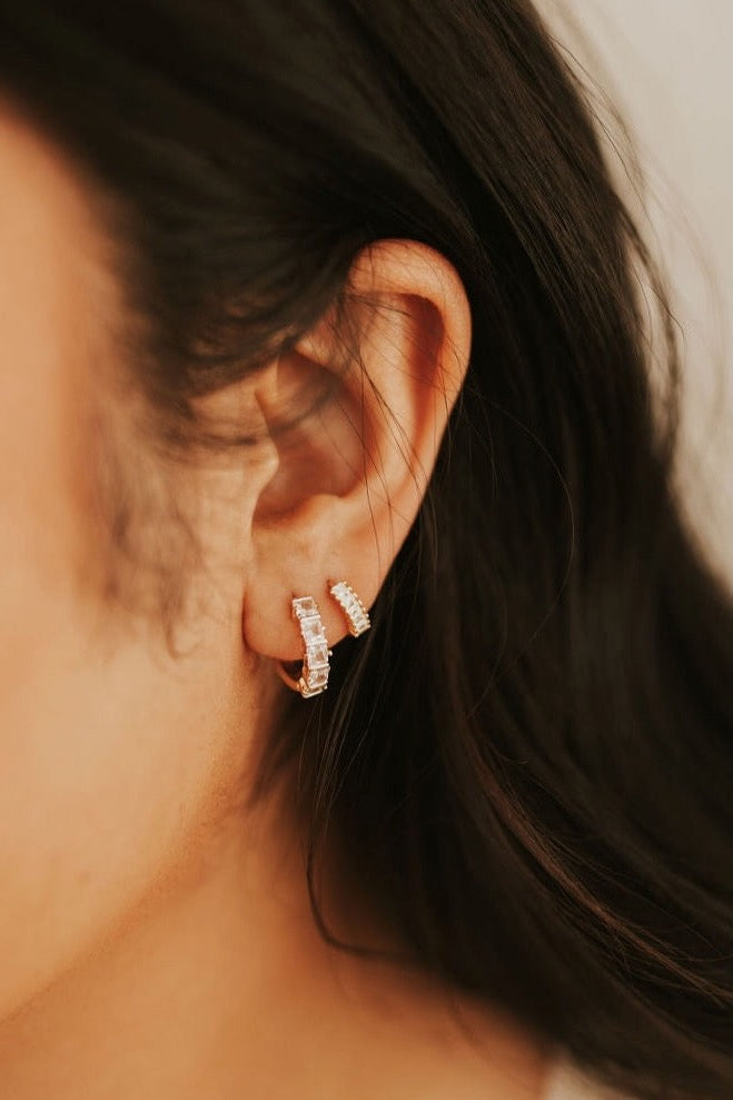Ivy Diamond Hoops