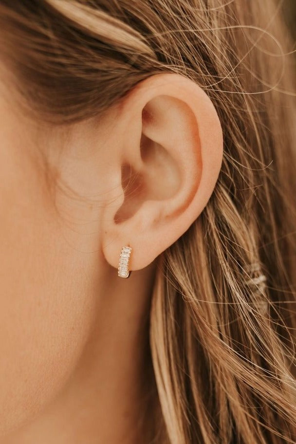 Ivy Diamond Hoops