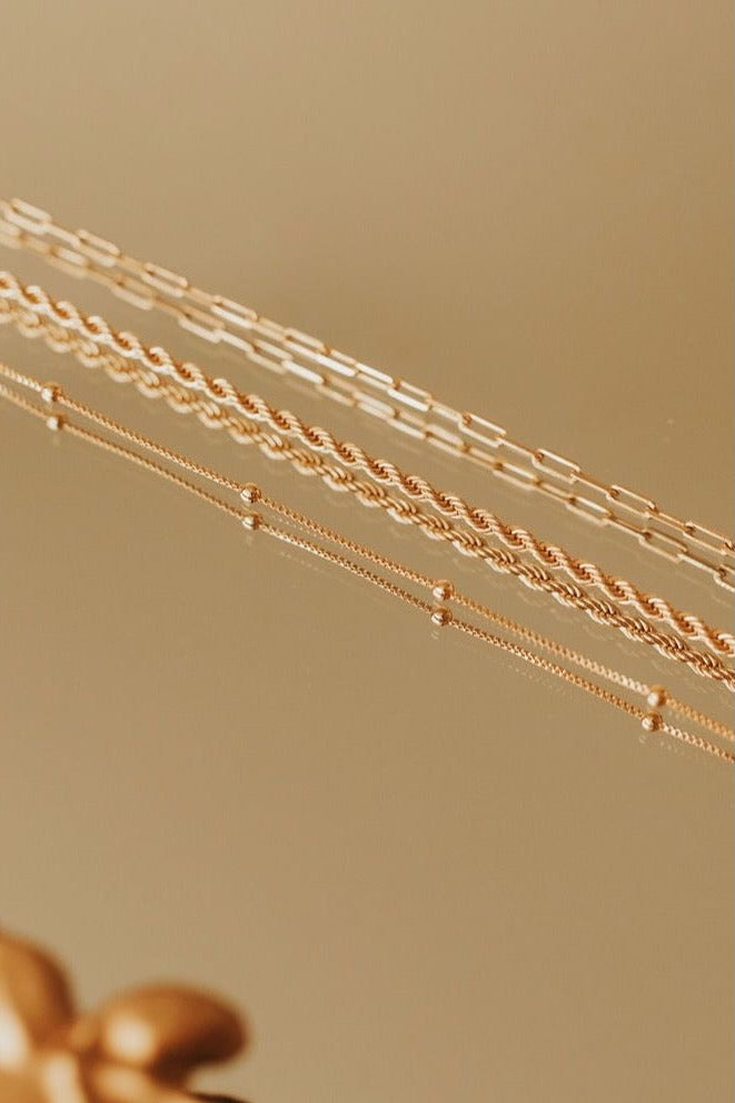 Madeline Gold Filled Paperclip Necklace