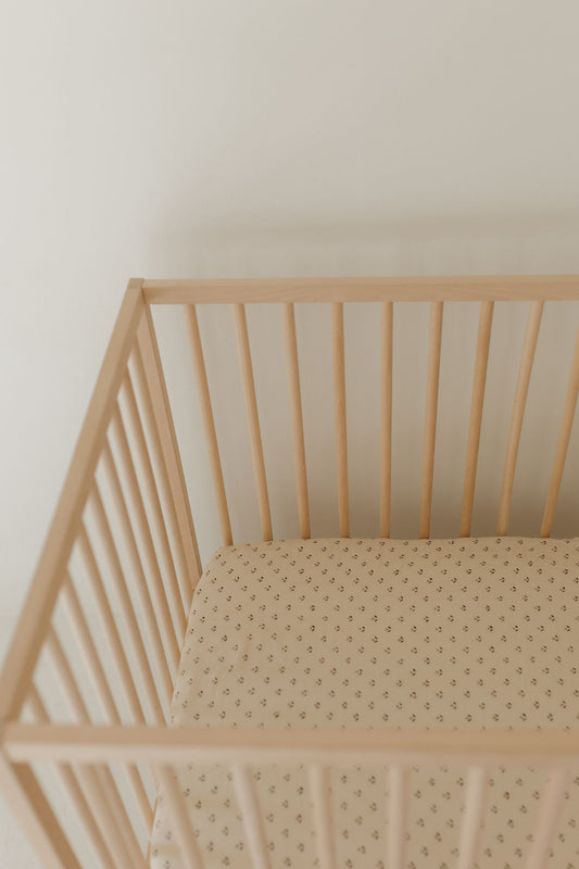 Muslin Crib Sheet | Flora
