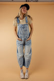 Free People Good Luck Barrel Overalls