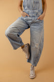 Free People Good Luck Barrel Overalls