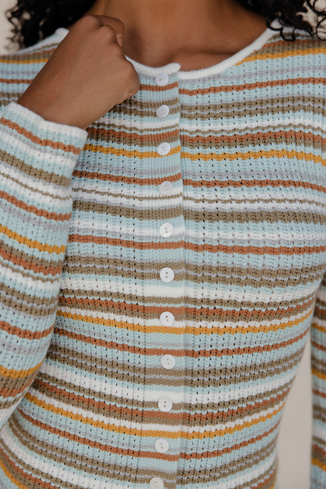 Trail Mix Stripe Cardigan