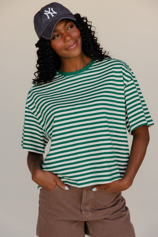 Lucky Stripe Relaxed Tee