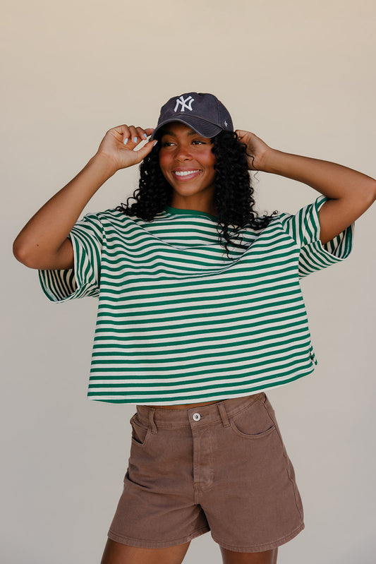 Lucky Stripe Relaxed Tee