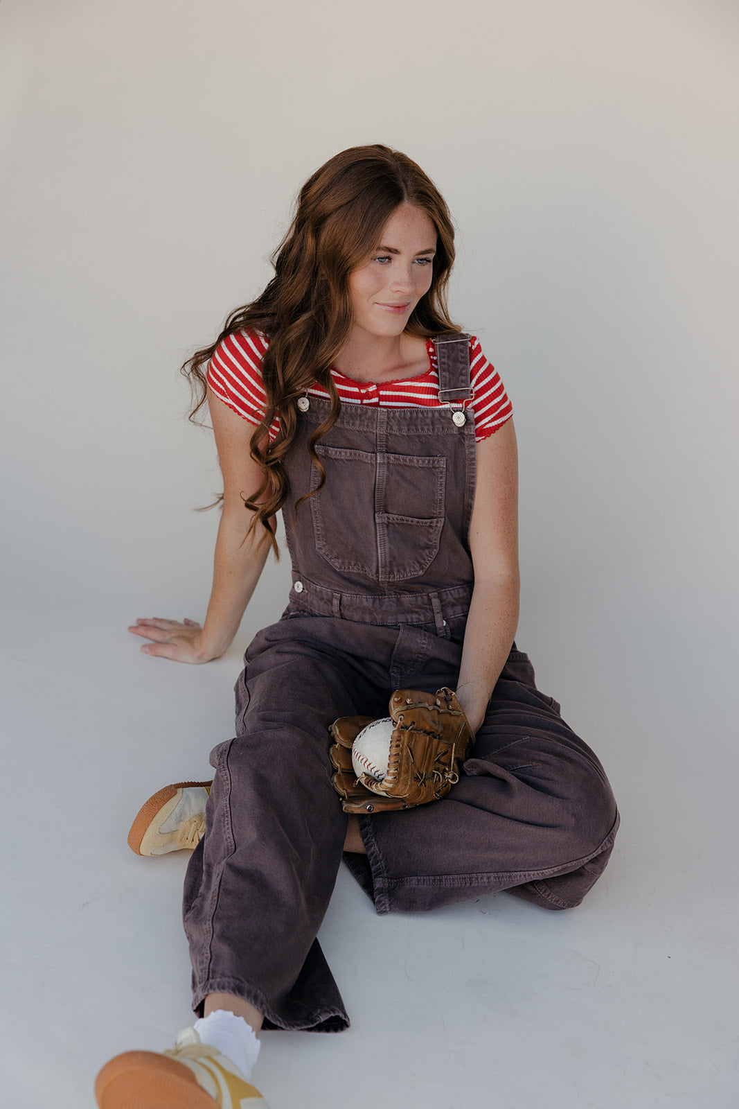 Free People Good Luck Barrel Overalls