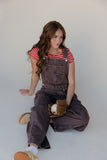 Free People Good Luck Barrel Overalls