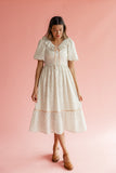 Jill Ruffle Tie Dress