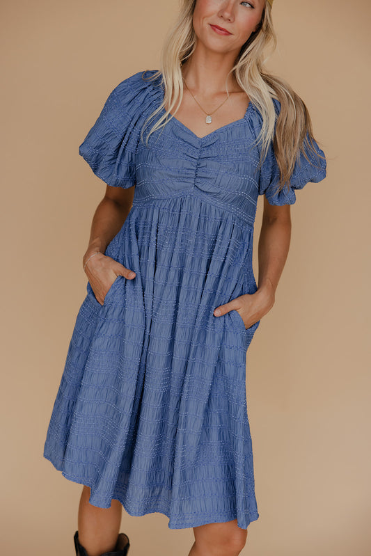 Blue Jean Baby Midi Dress