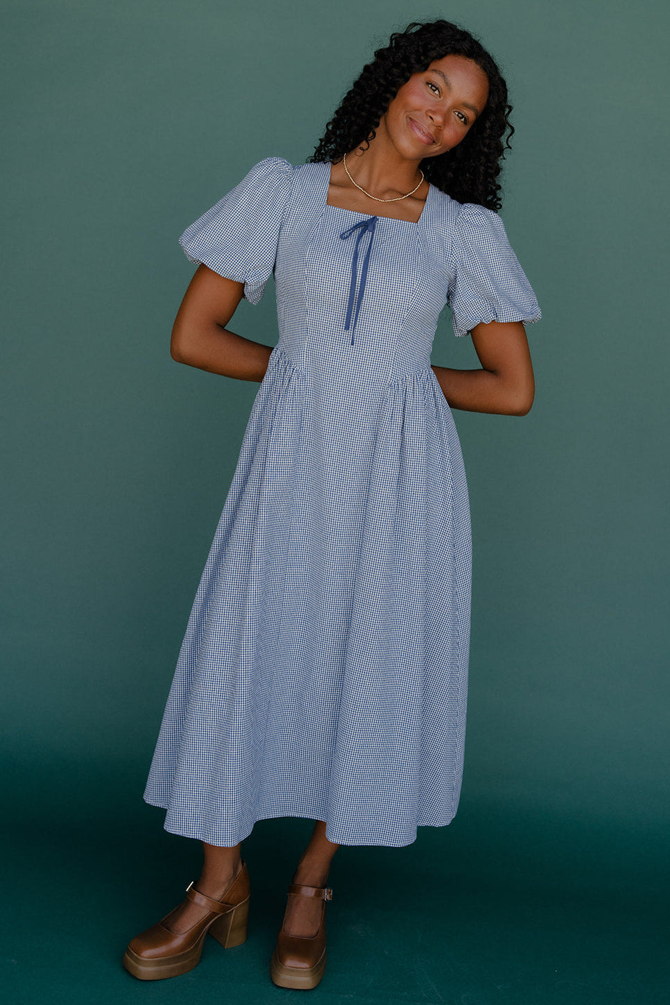 Blueberry Grove Midi Dress