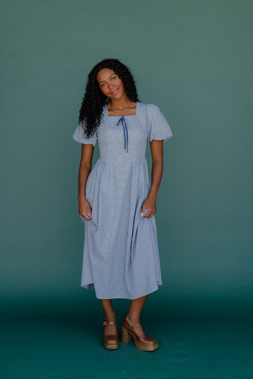 Blueberry Grove Midi Dress