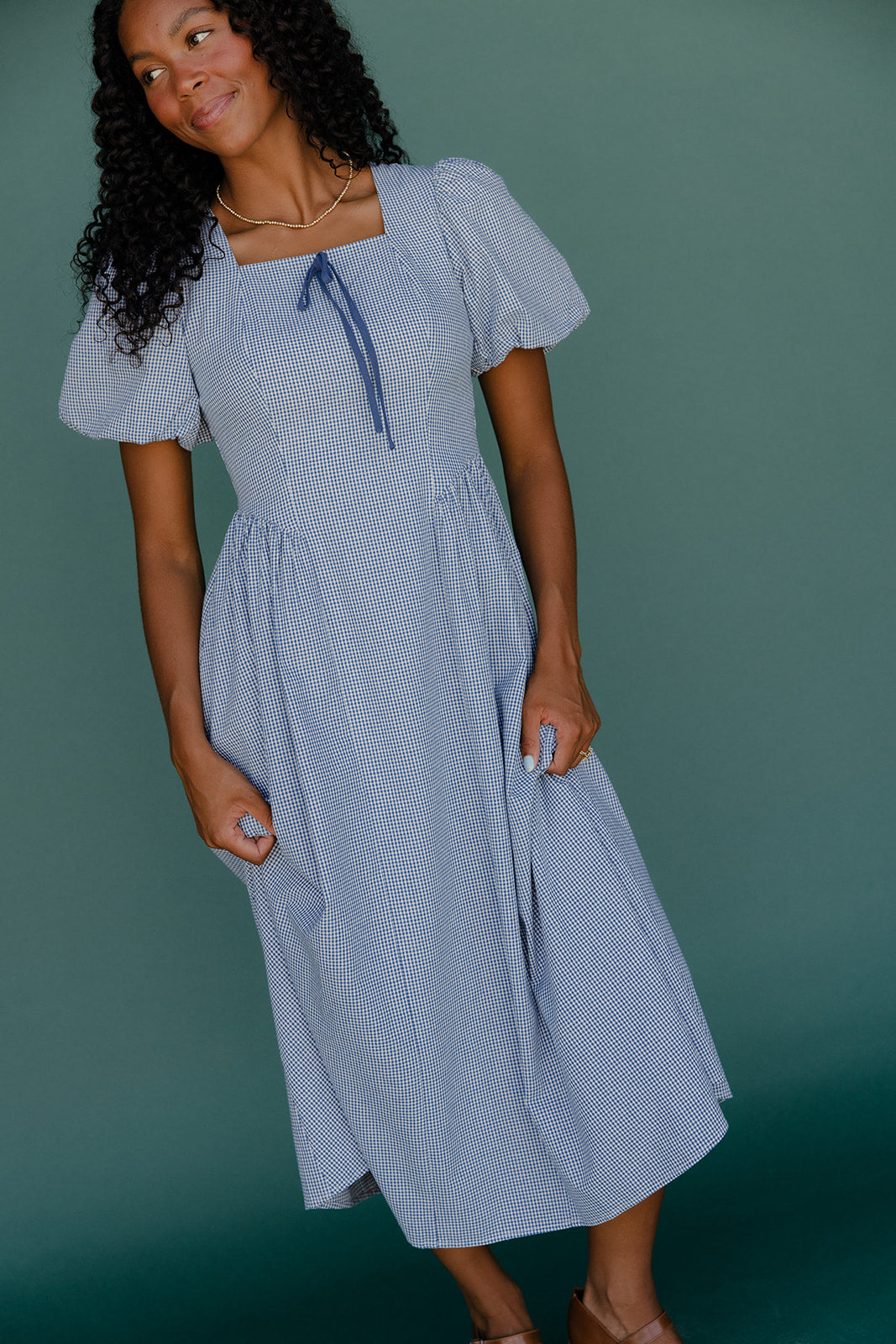 Blueberry Grove Midi Dress