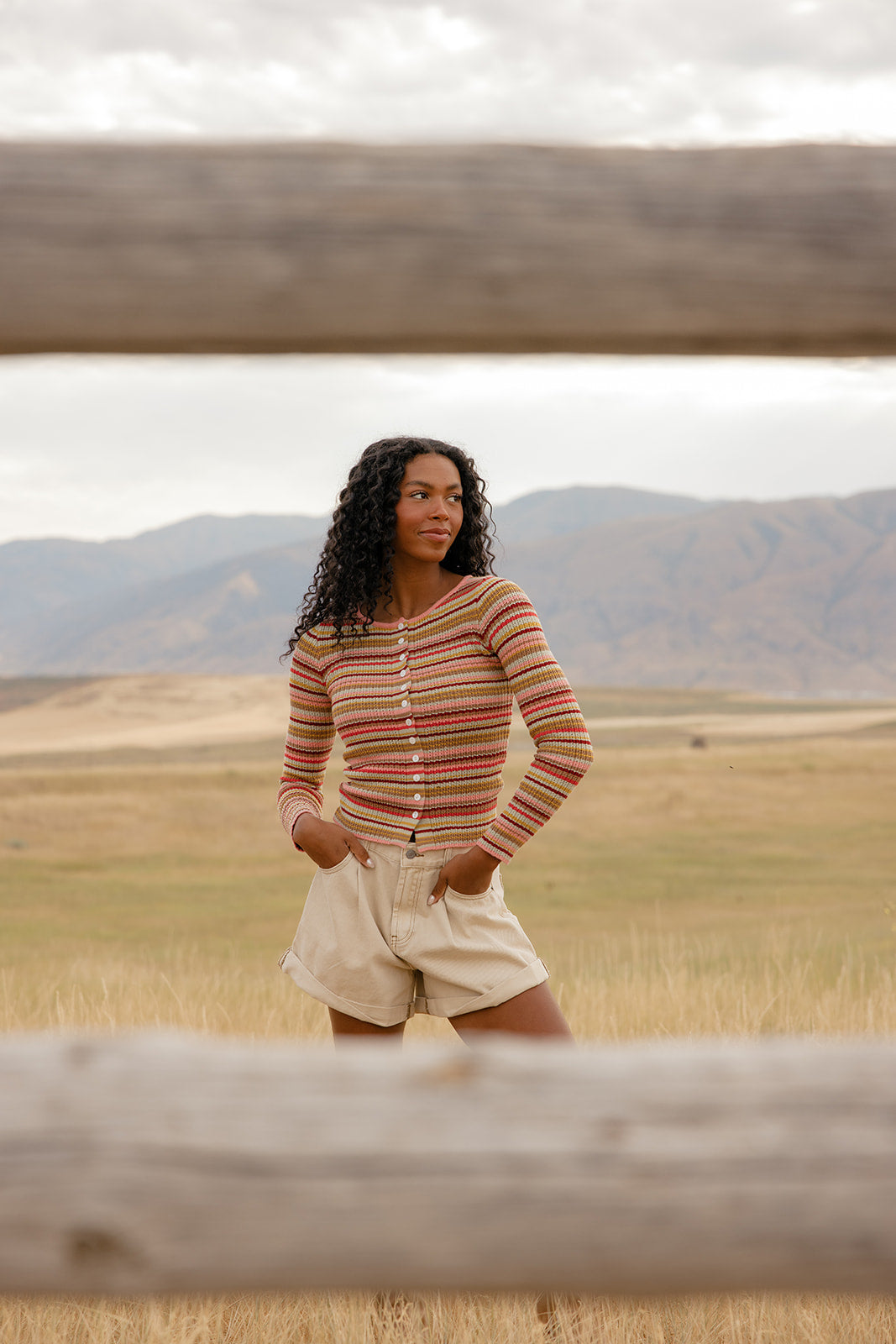 Trail Mix Stripe Cardigan