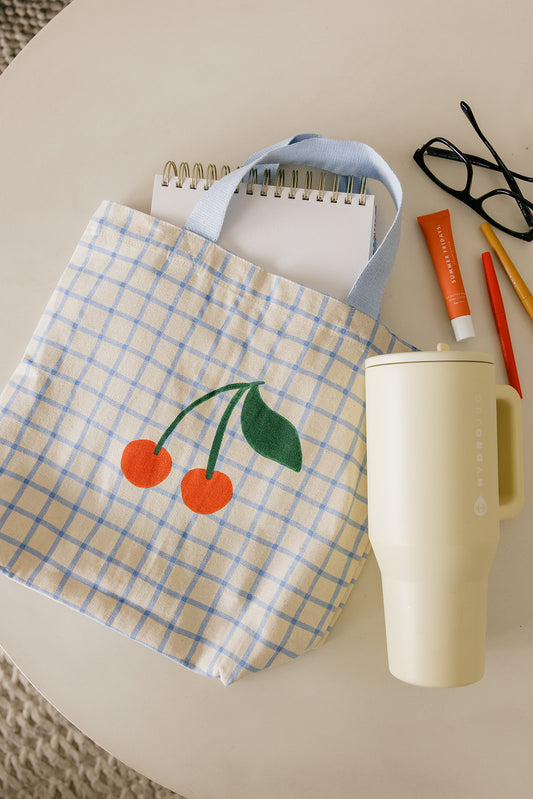 Very Cherry Pocket Tote