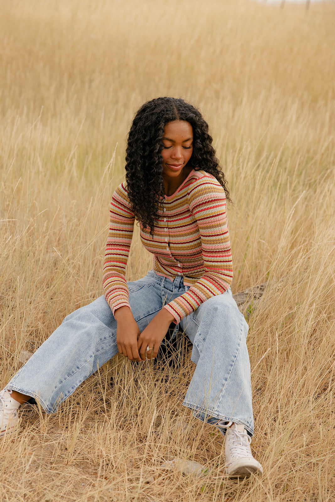 Trail Mix Stripe Cardigan