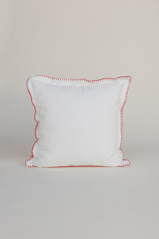 Whip Stitched Square Pillow